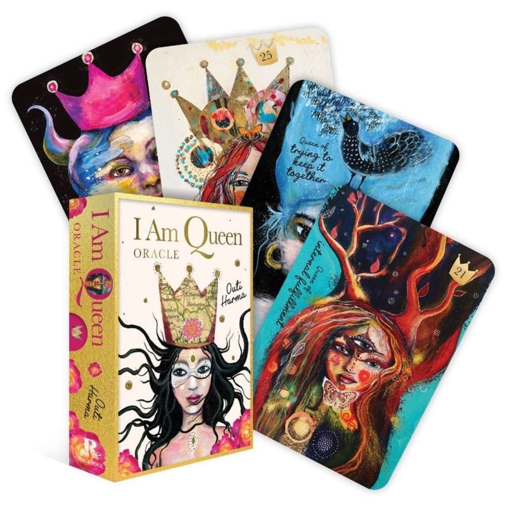 NEW I Am Queen Oracle Deck Outi Harma Inspirational Guidance Cards‎ Rockpool Set